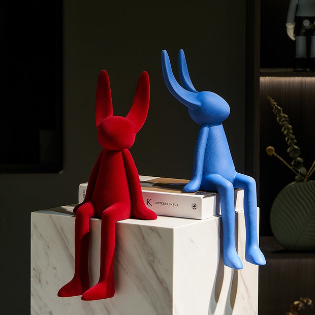 Scultura Rabbit Creativa in Resina